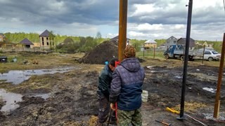 Заказать монтаж винтовых свай в Канаш - цена под ключ с доставкой от 1891 шт